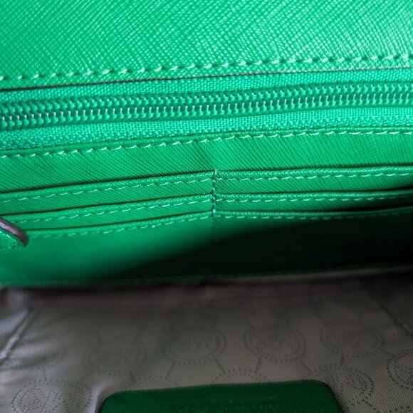 Kelly Green Michael Kors Clutch / Shoulder / Evening Bag - Picture 6 of 7